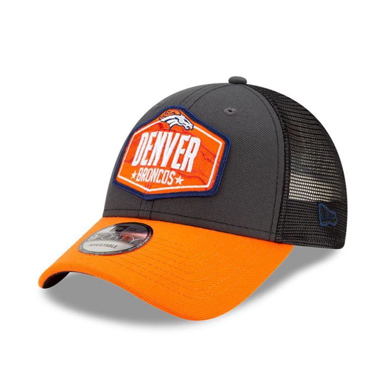 Gorras New Era Nfl Grises - Denver Broncos NFL Draft 9FORTY 50283YXOQ